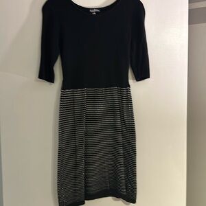 Black/white semi mini dress sz S